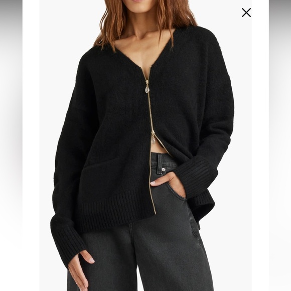 Splendid Collection Two-Way Zip Cardigan - Picture 7 of 7